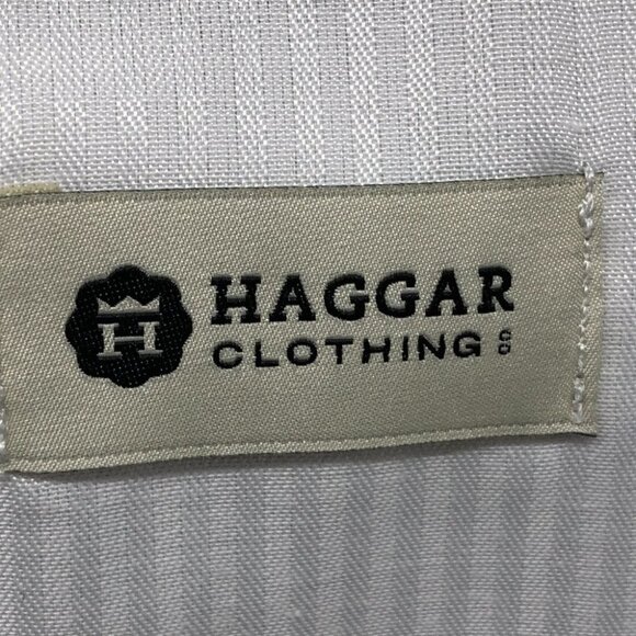Haggar Men's White Checkered 9" Inseam Golf Shorts size 36 - Picture 4 of 14